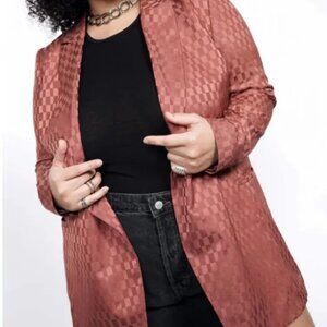 WILDFANG:  The Empower Double Breasted Blazer - LARGE × 1